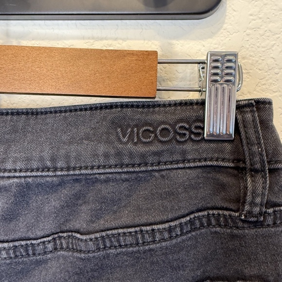 Share VIGOSS ACE STRAIGHT BLACK JEAN PANT SIZE 30 HIGH RISE STRAIGHT LEG Black - Picture 12 of 13